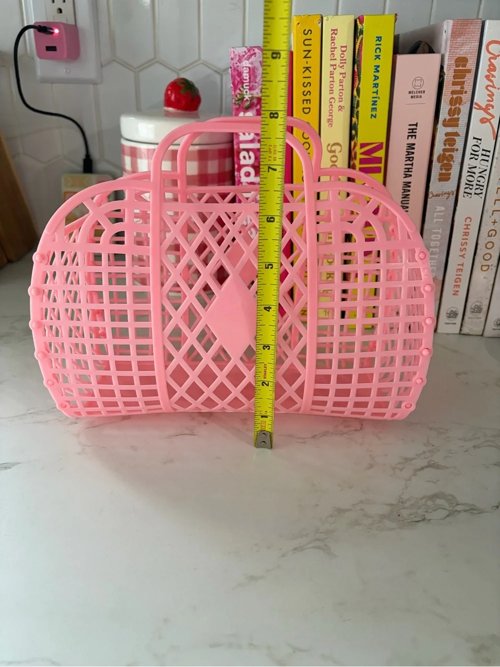 Pink jelly purse